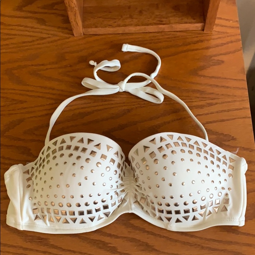 Jeweled swimsuit top